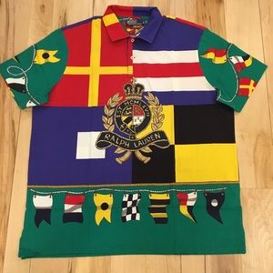 NWTs Ralph Lauren Polo collection Crest shirt